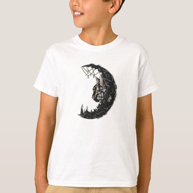 Camiseta Luna de Gato (Anverso)