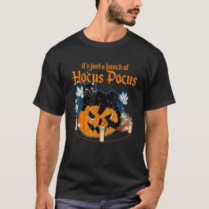 Camiseta Luna de gato negro Disfraz divertido de Halloween 