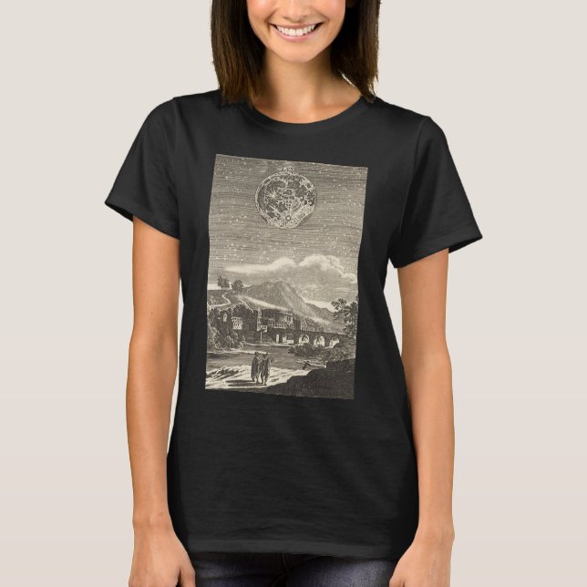 Camiseta Luna de la era del renacimiento antiguo de Allain  (Anverso)