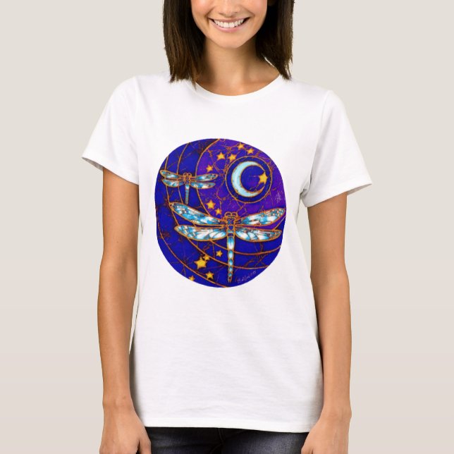 Camiseta luna de la libélula (Anverso)
