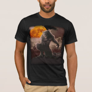 Camiseta Luna de la sangre del hombre lobo