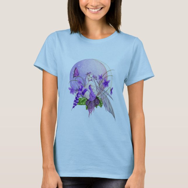 Camiseta Luna de la violeta dulce (Anverso)