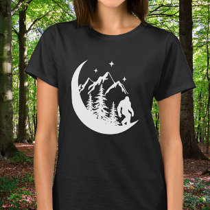 Camiseta Luna de los Montes Forestales de BigFoot Sasquatch