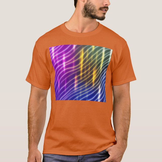 Camiseta Luna de miel dorada retro (Anverso)