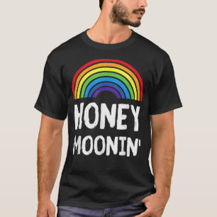 Camiseta Luna de miel LGBT Gay Lesbian Brigada Groom Luna d