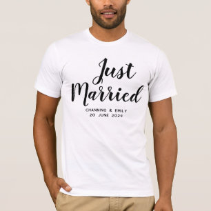 Camiseta Luna de miel personalizada para recién casados
