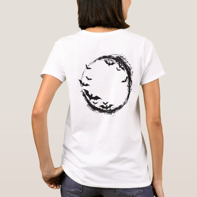 Camiseta Luna de murciélago HALLOWEEN (Reverso)