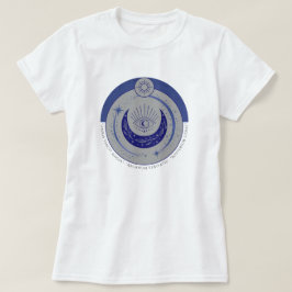 Camiseta Luna de Ojo Místico y Creciente - Símbolo oculto l