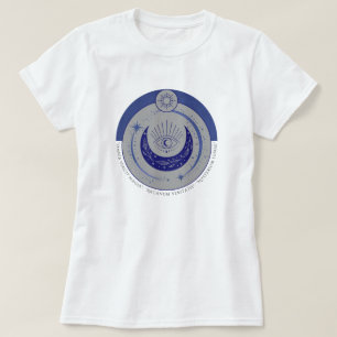 Camiseta Luna de Ojo Místico y Creciente - Símbolo oculto l