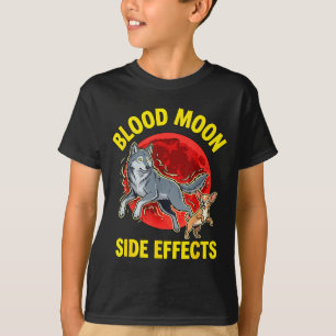 Camiseta Luna de sangre efectos divertidos chihuahua lobo