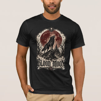 Camiseta LUNA DE SANGRE LOBO — Terror Gótico