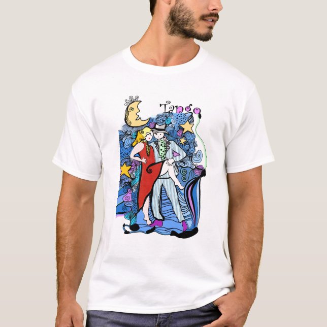 Camiseta Luna de Tango Cartoon (Anverso)