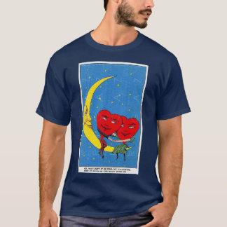 Camiseta luna de tarto y carta de los amantes