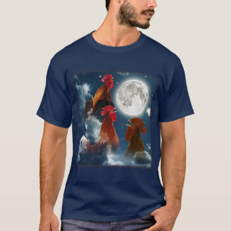 Camiseta Luna de tres pollos