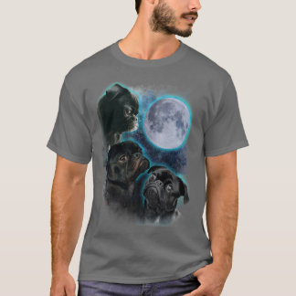 Camiseta Luna de Tres Pugs