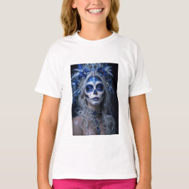 Camiseta Luna de zafiro Calavera – Celestial Azul