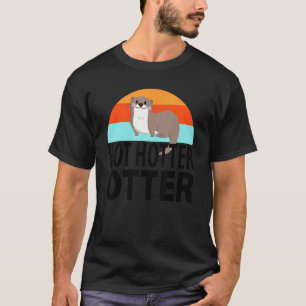Camiseta Luna divertida más caliente Nutria Nutria Amor Fra