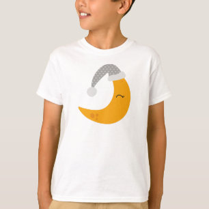 Camiseta Luna Durmiente, Cápsula Nocturna, Luna Cuidada, Lu