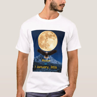 Camiseta Luna el 1 de enero de 2026