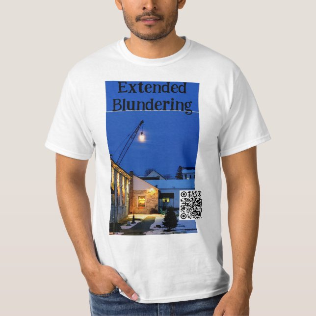 Camiseta Luna en el gancho - Blanqueo extendido (Anverso)