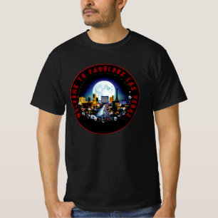 Camiseta Luna en Las Vegas: Noche de juego y luces