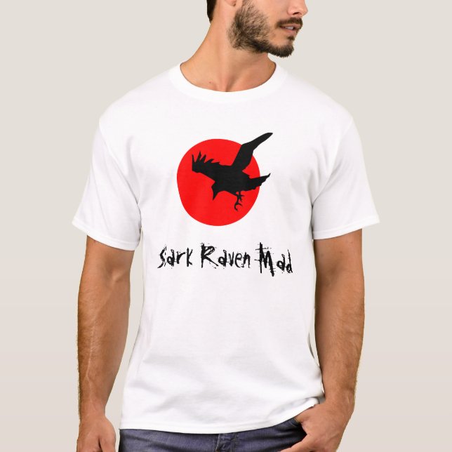 Camiseta Luna enojada de la sangre completa de Halloween (Anverso)