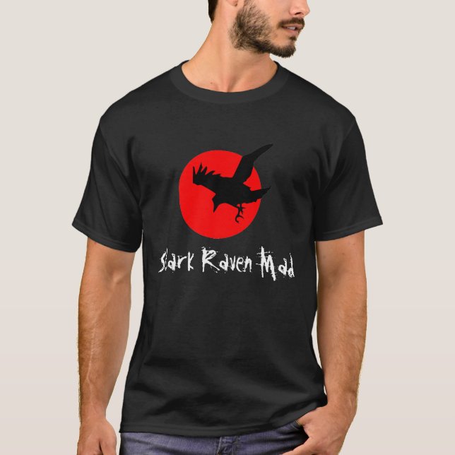 Camiseta Luna enojada de la sangre completa de Halloween (Anverso)