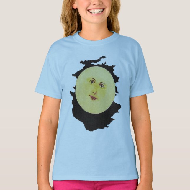 Camiseta luna feliz (Anverso)