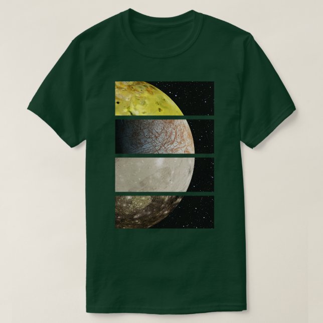 Camiseta Luna Galilea de Júpiter (Diseño del anverso)
