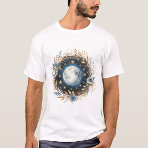 Camiseta Luna Llena Boho