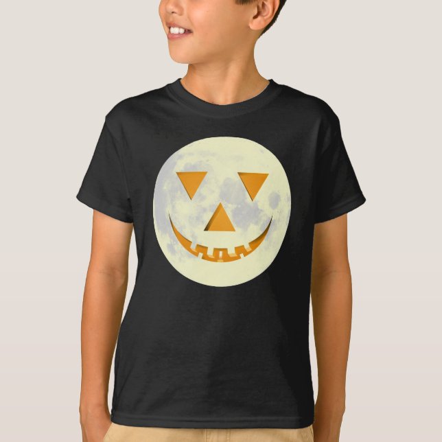 Camiseta Luna llena Jack O'lantern (Anverso)