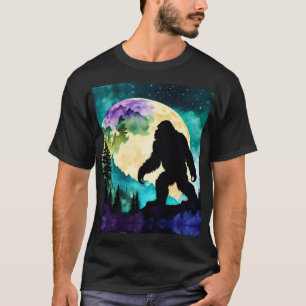Camiseta Luna llena Sasquatch en la montaña II