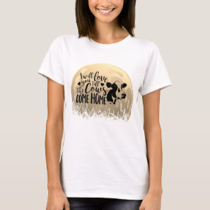 Camiseta Luna Llena Te Ama Hasta Que Vengan Las Vacas A Cas