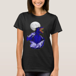 Camiseta Luna llena transforma mundo salvaje jungla lobo te