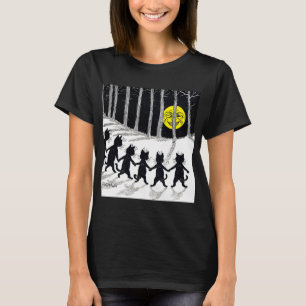 Camiseta Luna llena y gatos, Louis Wain