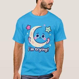 Camiseta Luna Llorando – Estoy Intentándolo Concepto