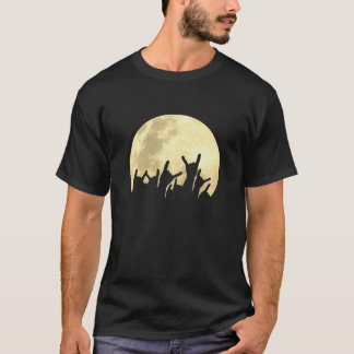 Camiseta Luna metalizado