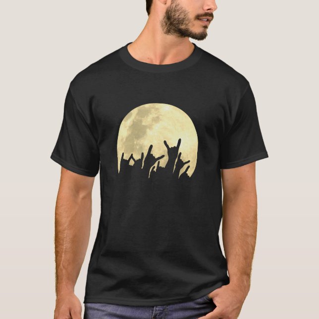 Camiseta Luna metalizado (Anverso)