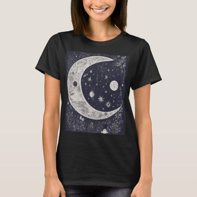 Camiseta Luna Mística "Halloven"  (Anverso)