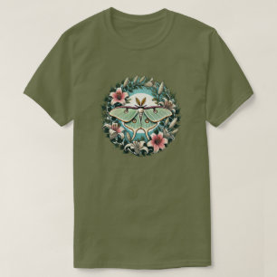 Camiseta Luna Moth ilustracion lilies luna mes