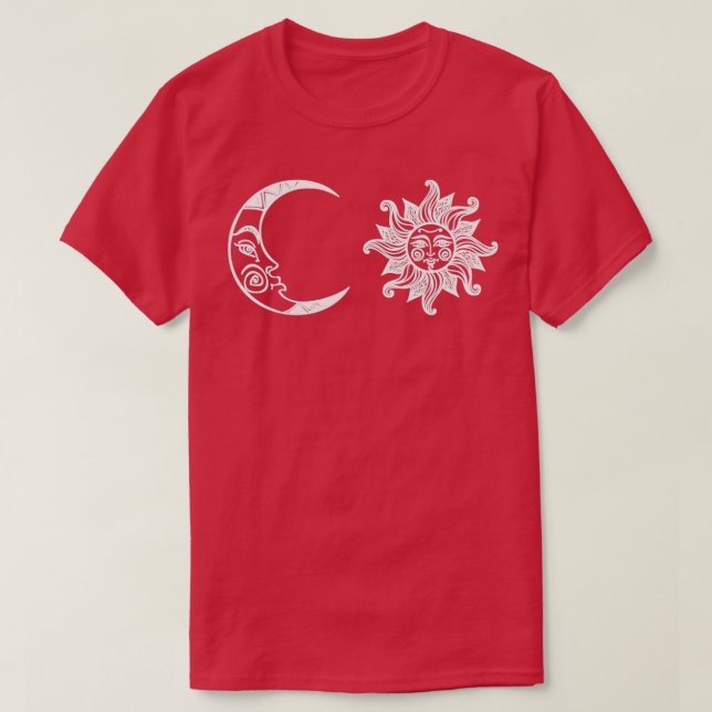 Camiseta Luna Oculta Vintage Y Masónico (Diseño del anverso)