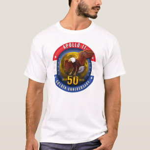 Camiseta Luna patriótica Eagle del 50.o aniversario de