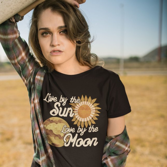 Camiseta Luna solar estética de Boho (Subido por el creador)