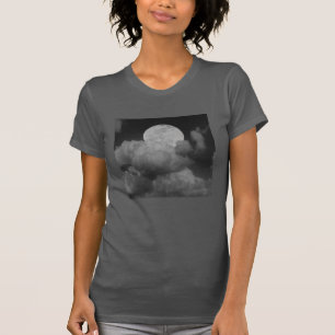 Camiseta Luna y nubes sobre Kansas
