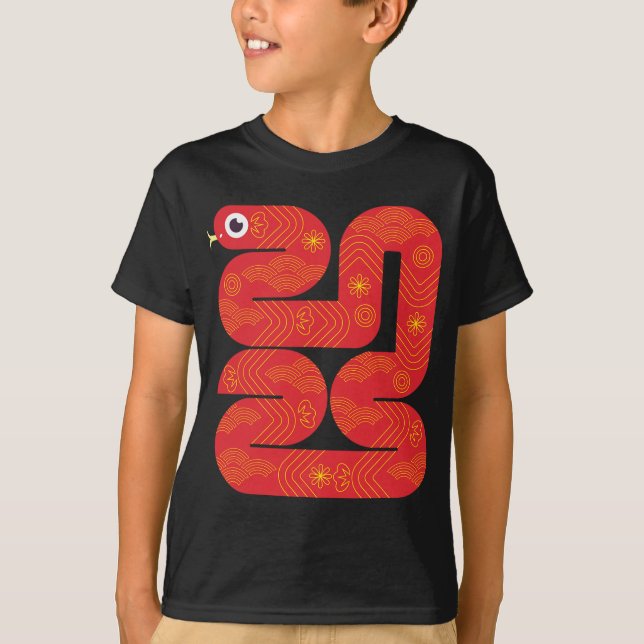 Camiseta Lunar New Year 2025 - Year Of The Snake  (Anverso)