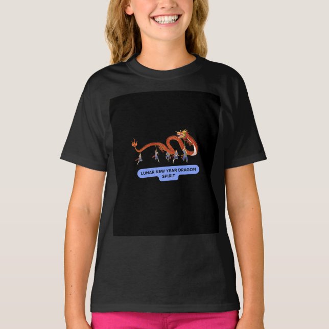 Camiseta Lunar New Year, Dragon Spirit (Anverso)