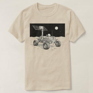 Camiseta Lunar Rover Exploration Illustration