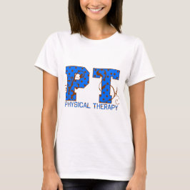 Camiseta lunares azules marrones de la pinta