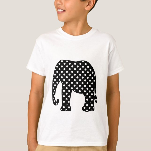 Camiseta Lunares blancos y negros (Anverso)