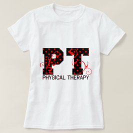 Camiseta lunares rojos negros de la pinta